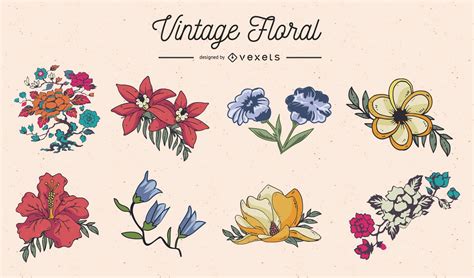 flower vector vintage|free vintage flower images.